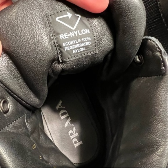 100% Authentic Prada Re-Nylon high-top sneakers - Picture 7 of 8